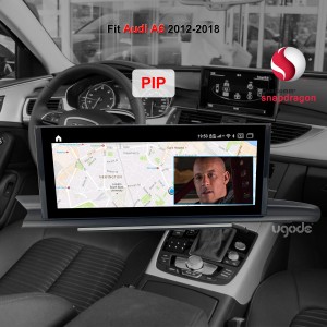 AUDI A6 2012-2018 Android Tampilan Autoradio CarPlay