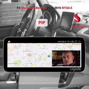 Mercedes Benz G triedy Android Screen Display Upgrade Apple Carplay