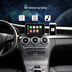Caixa de interface carplay com fio sem fio Benz android auto Airplay autolink HDMI Youtube vídeo para tela original suporte câmera traseira EQ set
