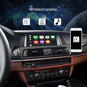 BMW wireless wired carplay interface lub thawv hauv nws pib Airplay autolink Youtube video rau thawj lub vijtsam txhawb nqa lub koob yees duab EQ teeb