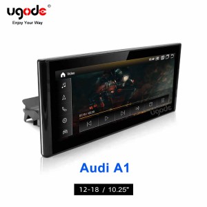 AUDI A1 2012-2018 Taisbeanadh Android Autoradio CarPlay