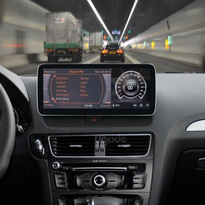 Audi Q5 Android スクリーンディスプレイのアップグレード Apple Carplay