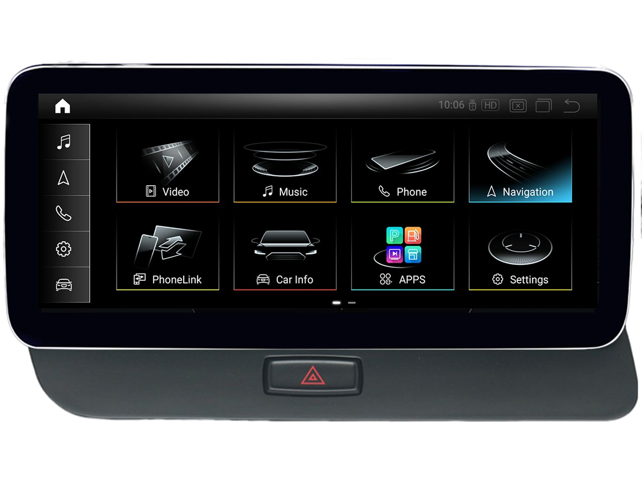 Skirtas Audi Q5 Android ekranui