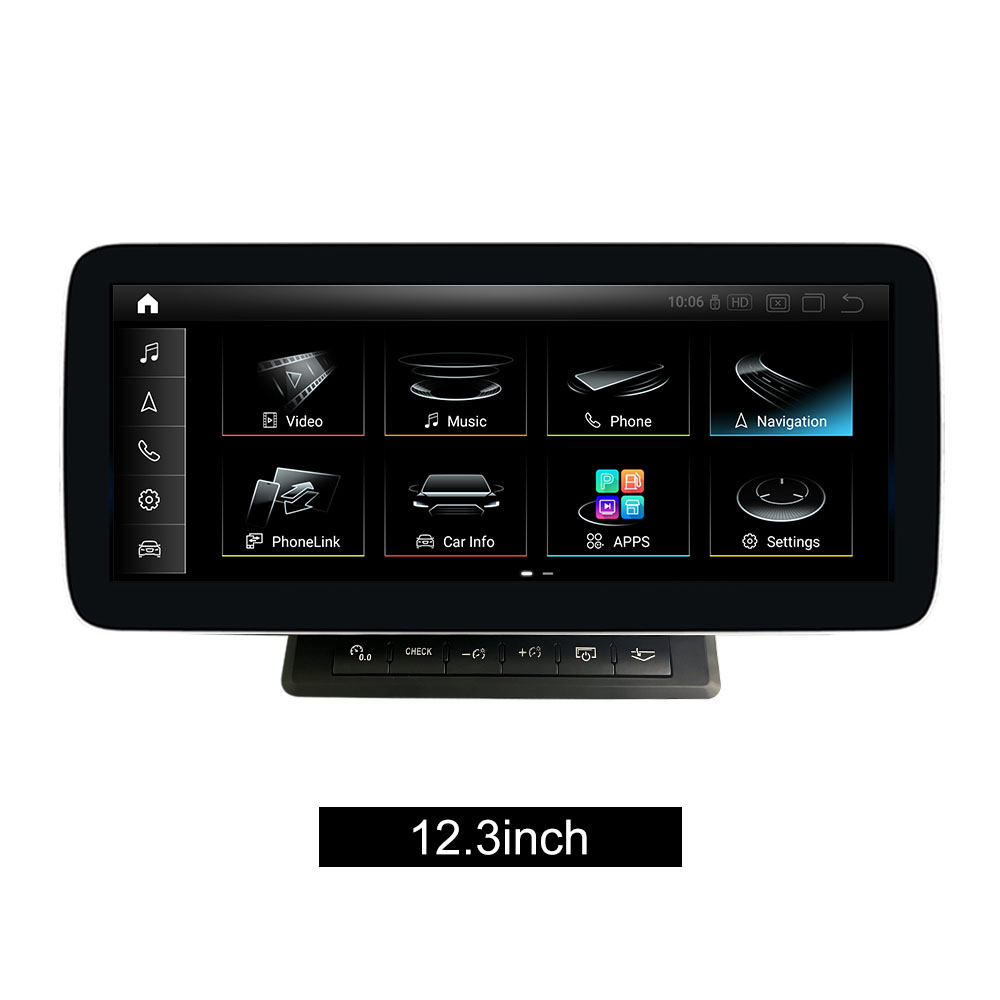 AUDI Q7 2006-2015 Android Display Autoradio CarPlay Delwedd Sylw