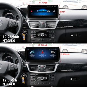 Mercedes Benz W212 W207 Android Ekran Autoradio GPS Naviqasiya Sistemi
