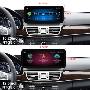 Mercedes Benz W212 W207 Android స్క్రీన్ ఆటోరేడియో GPS నావిగేషన్ సిస్టమ్