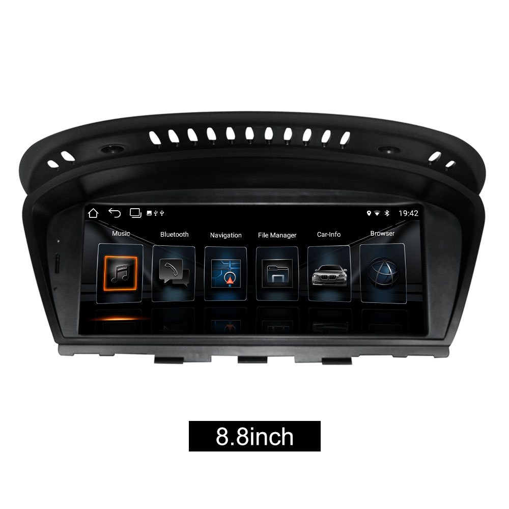 Zëvendësimi i ekranit Android BMW E60 i Apple CarPlay Player Multimedia Imazhi i veçuar
