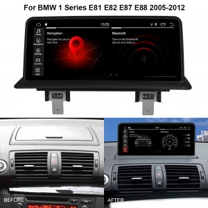 BMW E87 E81 Android ekrāna nomaiņai Apple CarPlay Multimedia Player