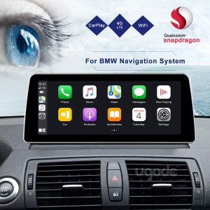 Foar BMW E87 Android skermferfanging Apple CarPlay Multimedia Player