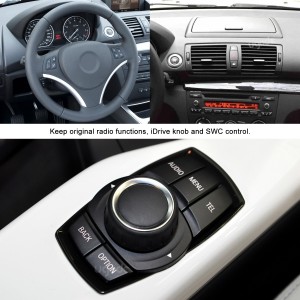 BMW E87 Android Ekrananstataŭaĵo Apple CarPlay Multimedia Player