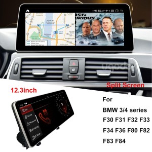 BMW F30 Android ეკრანის გამოცვლა Apple CarPlay მულტიმედიური პლეერი