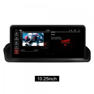 BMW E90 Android Ekrananstataŭaĵo Apple CarPlay Multimedia Player