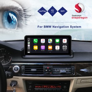 BMW E90 Amnewid Sgrin Android Apple CarPlay Chwaraewr Amlgyfrwng