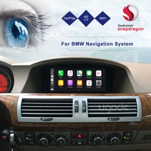 BMW E65 E66 Amnewid Sgrin Android Apple CarPlay Chwaraewr Amlgyfrwng