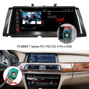 BMW F01 Android pantailaren ordezko Apple CarPlay Multimedia erreproduzitzailea