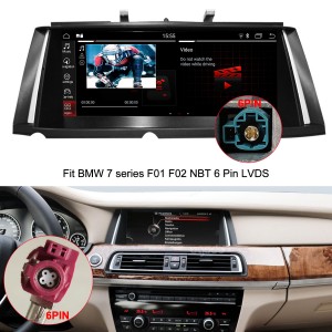 BMW F01 Android экранын ауыстыру Apple CarPlay мультимедиялық ойнатқышы үшін