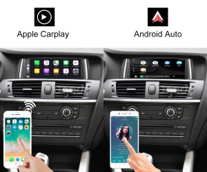 BMW wireless wired carplay interface box android auto Airplay autolink Youtube video pro originali screen firmamentum tergo camera EQ paro