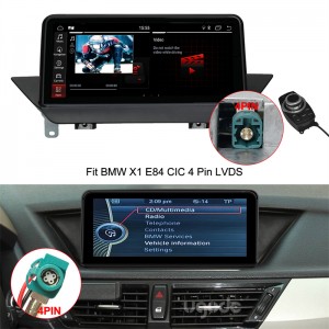 BMW E84 X1 Android स्क्रीन साठी Apple CarPlay मल्टीमीडिया प्लेयर अपग्रेड करा