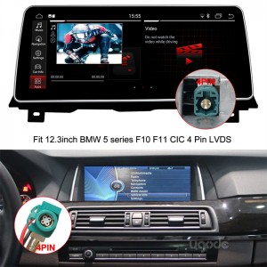 BMW F10 F07 Android-näyttö Apple CarPlay GPS-navigointijärjestelmä