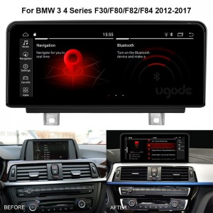 BMW F30 Android Ekrananstataŭaĵo Apple CarPlay Multimedia Player