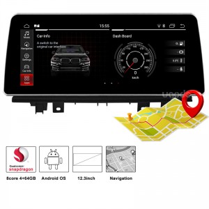 Untuk BMW F48 Layar Android Apple CarPlay Pemutar Multimedia Audio Mobil
