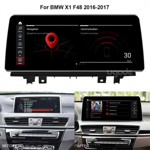 Écran Android BMW F48 Lecteur multimédia audio de voiture Apple CarPlay