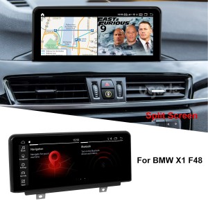 សម្រាប់ BMW F48 ប្រព័ន្ធប្រតិបត្តិការ Android អេក្រង់ Apple CarPlay កម្មវិធីចាក់អូឌីយ៉ូរថយន្តពហុព័ត៌មាន