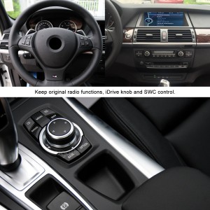 Thay màn hình Android BMW E70 Đầu phát đa phương tiện Apple CarPlay