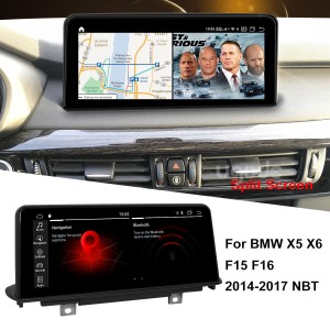 BMW F15 F16 Android ekrany “Apple CarPlay” awtoulag ses multimediýa pleýeri