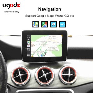 Benz langaton langallinen carplay-liitäntälaatikko android auto Airplay autolink HDMI Youtube video alkuperäiselle näytölle tuki takakameran EQ setti