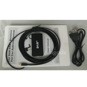 Universalus automobilio DAB+ FM siųstuvas radijo imtuvas Tuner Antena USB