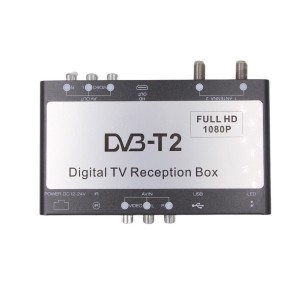 Interface de boîtier de télévision numérique automatique DVB-T2 MPEG4 pour sortie HDMI Europe et Asie