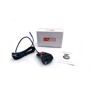 USB कार DVR ड्यास क्यामेरा रिभर्सिङ क्यामेराको साथ ADAS ड्राइभ भिडियो रजिस्ट्रार रेकर्डर