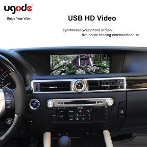 Lexus bezvadu vadu carplay interfeisa kaste android auto Airplay autolink HDMI Youtube video oriģinālajam ekrānam atbalsta aizmugures kameras EQ komplekts