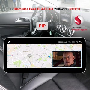 Mercedes Benz W176 W117 X156 Android Témbongkeun Autoradio CarPlay
