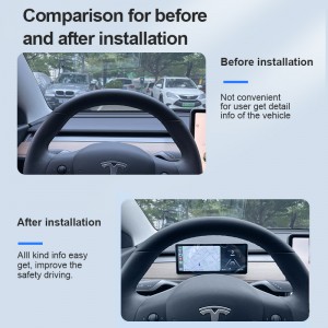 TESLA için 9 inç Ekranlı CarPlay Yükseltmesi