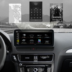 Audi Q5 Android экран дисплейі Apple Carplay жаңартуы