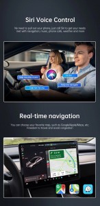 Wireless Carplay ສໍາລັບການຍົກລະດັບຫນ້າຈໍຕົ້ນສະບັບ Tesla