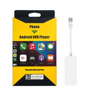 Android GPS තිරය සඳහා Wired Carplay Android Auto USB Dongle Adapter