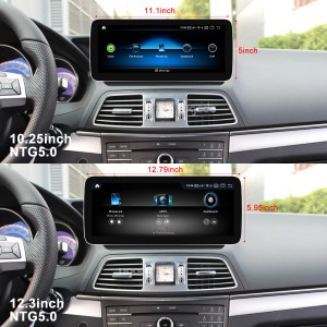Mercedes Benz W212 W207 Android iboju Autoradio GPS Lilọ kiri System