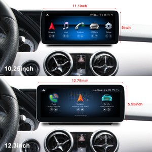 Mercedes Benz GLK Android Screen Ratidza Simudzira Apple Carplay