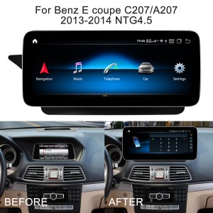 Mercedes Benz W212 W207 Android-Bildschirm Autoradio GPS-Navigationssystem