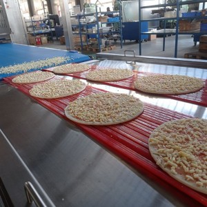 Pekarska oprema, potpuno automatizirana linija za proizvodnju pizze na prodaju