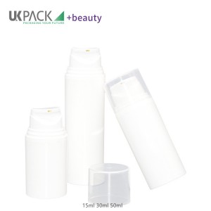 Wholesale High Quality Hand Held Pump Sprayer Factory -  airless lotion pump bottles manufacturer 50ml PCR cosmetic packaging UKA66 – UKPACK