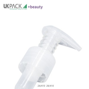 Wszystkie plastikowe pompki do balsamów nadające się do recyklingu 24/410 28/410 eko opakowania na butelki kosmetyczne UKAP01