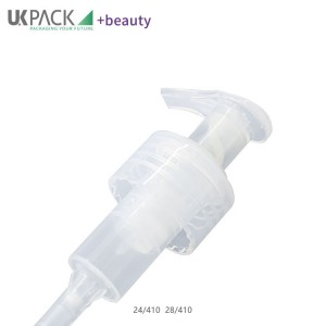 Alle plastic lotionpompen 24-410 28-410 monomateriaal duurzame verpakking UKAP03