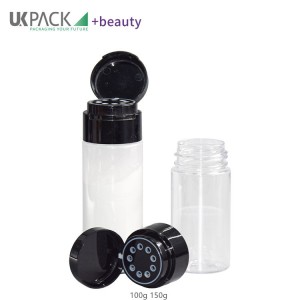 100g 150g exclusive plastic packaging loose powder talcum dispenser empty Bottle