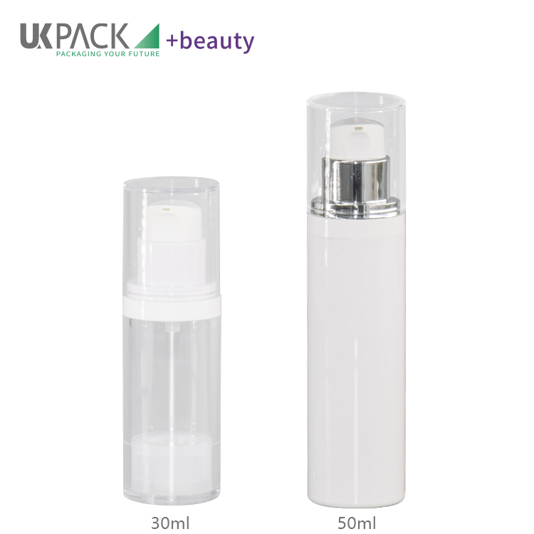 COMO botella de bomba sin aire 30ml 50ml embalaje para el cuidado de la piel para loción crema facial UKA71