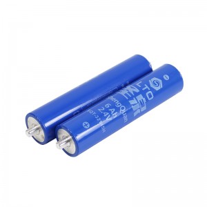 LTO батерија 2.4v 6AH долг животен циклус на полнење Цилиндрична батерија на батерија за ладна ролна кутија за играчки Алатки за домаќинство