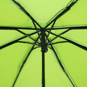 Manual d'impressió de logotip de 21 polzades de preu barat promocional, fabricant de paraigües personalitzat de 3 plecs oberts a la Xina